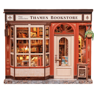 Cutebee, 3D DIY Huisje, Thames Bookstore, CWGB405, 22×14,3×17,7cm